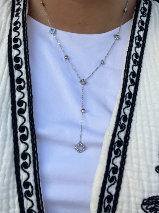 Collier ELARA acier inoxydable argenté ou doré