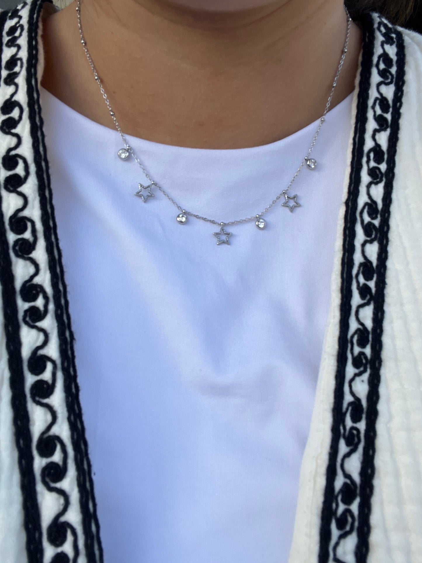 Collier SIRIUS acier inoxydable argenté ou doré